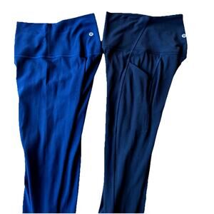 Lululemon Align High-Rise Leggings 2 Black (Pockets) True Navy (Classic) Lot 2